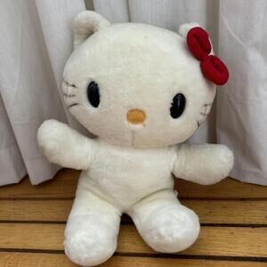 Rare 90s Korean Hello Kitty made in Korea plush stuffed animal Sanrio toy cat